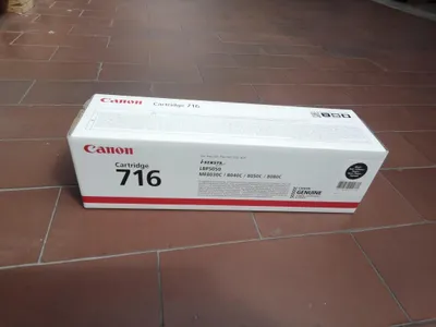 Produktbild von Canon Cartridge 716 Black, 2300 Seiten, Schwarz, 1 Stück(e)