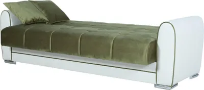 Immagine prodotto di Dmora Divano Letto 3 Posti Dike 84x220 cm Nero, Contenitore Reclinabile