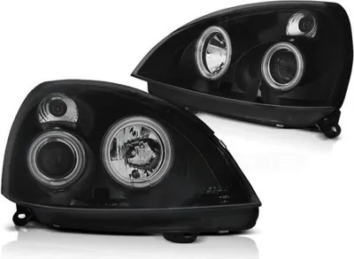 Produktbild von Scheinwerfer CCFL Angel Eyes passend für Renault Clio 2 Bj. 01-05 Schwarz