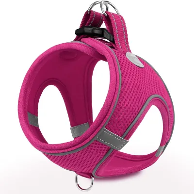 Image de Harnais réfléchissant pour chiens et chats de petite taille, fabriqué en mesh respirant