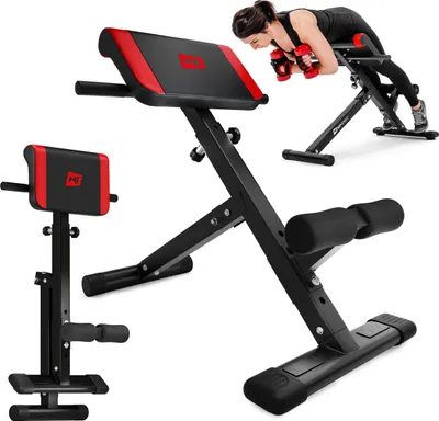 Produktbild von Hop-Sport Rückentrainer Bauchtrainer Hyperextensions Rückenstrecker klappbar HS-1016