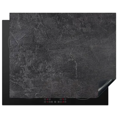 Obrázok produktu pre MuchoWow® Kryt na varnú dosku - Ochrana pred indukciou - 65x52 cm - Kryt na varnú dosku z vinylu - Zvyšuje pracovnú dosku - Kryt na sklokeramickú varnú dosku - Kuchynská dekorácia - Jeden kus - Bridlica - Betón - Prírodný kameň - Sivý - Priemyselný - Kryt na sklokeramickú varnú dosku