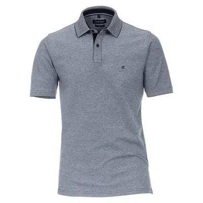 Produktbild von CasaModa Stretch-Poloshirt Übergröße navy melange