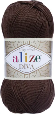 Produktbild von 100g Strickgarn ALIZE DIVA Sommerwolle Häkelgarn Wolle Sommer Stricken Häkeln