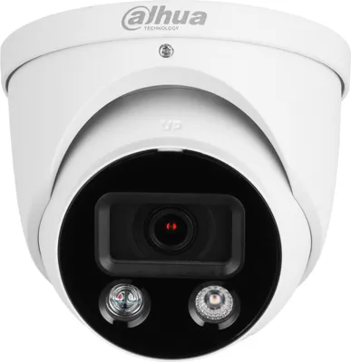 Immagine prodotto di (dh-ipc-hdw3849hp-as-pv-0280b-s5) dahua telecamera ip torretta 8mp intelligente doppia illuminazione deterrenza attiva tioc 3.0 ip67 2.8mm