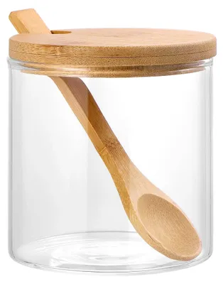 Produktbild von Gewürzdose aus Glas mit Deckel und Löffel
