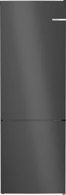 Produktbild von Bosch Serie 4 KGN492XCF, 440 l, SN-T, 11 kg/24h, C, Fresh Zone Fach, Schwarz, Edelstahl
