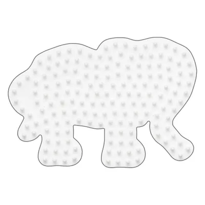 Produktbild von Hama® Bügelperlen Midi - Stiftplatte Elefant klein weiß