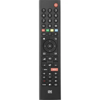 Produktbild von One For All TV Replacement Remotes URC 1915, TV, IR Wireless, Drucktasten, Schwarz