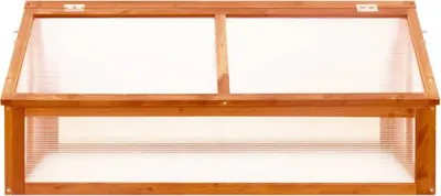 Obrázek produktu pro vidaXL Skleník hnědý 114x80x50 cm Jedlové dřevo