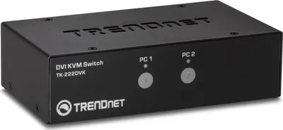 Image de TrendNet TK-222DVK TRENDnet KVM 2-port DVI Switch Kit