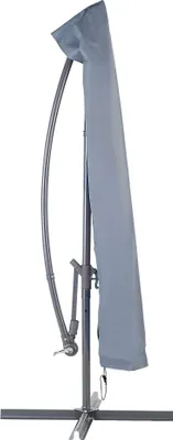 Obrázek produktu pro BELIANI Pláštěnka na slunečník šedá látka potažená PVC 206 cm