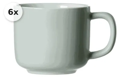 Produktbild von Kaffeetasse 240ml 6er Set Jasper mint
