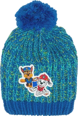 Produktbild von Paw Patrol Chase Marshall Kinder Jungen Bommel-Mütze , Größe:52