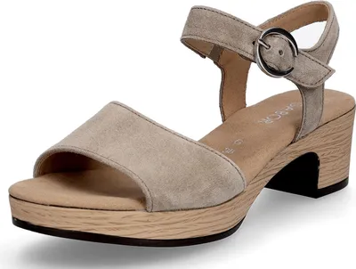 Zdjęcie produktu dla Gabor 82.071 Damskie sandałki - sandały z paskami brązowe Eleganckie NOWOŚĆ