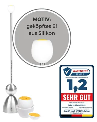 Eierkocher aus Edelstahl – Frühstücksei – Made in Germany