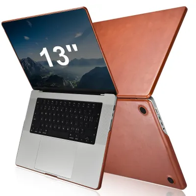 Image de Étui en cuir pour MacBook Pro 13 pouces, modèles 2022-2016
