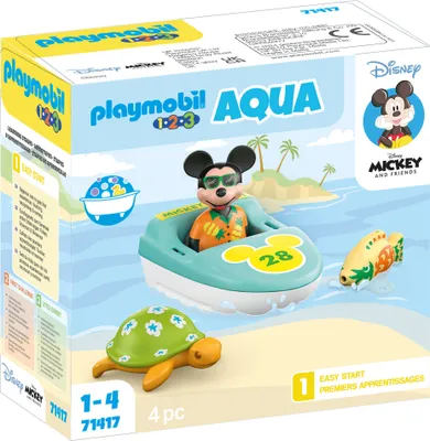 Produktbild von PLAYMOBIL Disney & Mickey and Friends 71417 1.2.3 & Disney: Mickys Bootstour