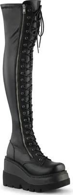 Produktbild von SHAKER-374 Damen Boots von DemoniaCult, Schwarz  , EU 36, US 6