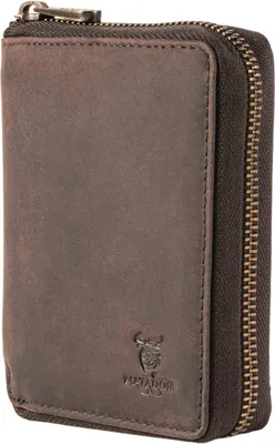 Produktbild von MATADOR EDINBURGH Leder Herren Geldbörse Geldbeutel Dunkel Braun