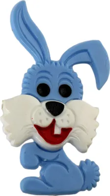 Produktbild von Anstecker - Hase - blau - DDR Anstecknadel
