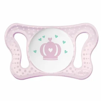 Image de Chicco 00075121110000 Tétine Tétine ultra douce Ronde en silicone Rose