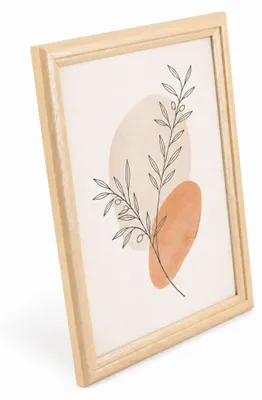 Produktbild von Artus Kunststoff Bilderrahmen Wanddeko Collage Poster Bilder Foto Rahmen - Farbe: Natur | Format: 50x70