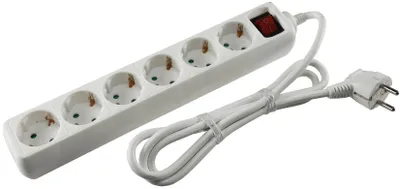 Produktbild von Wentronic NK 600S-150 CS, 1.5 m, Braun, 6x CEE 7/4