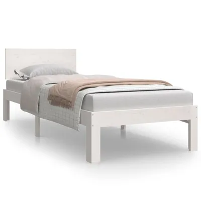 Obrázek produktu pro vidaXL Postel z masivu bílá 75x190 cm