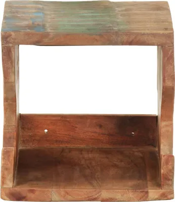 Produktbild von vidaXL Wand Fahrradträger 35x25x25 cm Recyceltes Massivholz