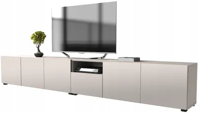 Zdjęcie produktu dla Komoda Szafka rtv pod telewizor 300cm 300 kaszmirowa kaszmir