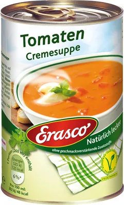Produktbild von Erasco Tafelfertige Suppe Tomatencremesuppe - 6 x 390 Tray