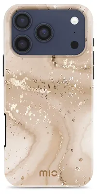 Immagine prodotto di Custodia rigida MagSafe MIO per iPhone 18 Pro - Oro marmorizzato