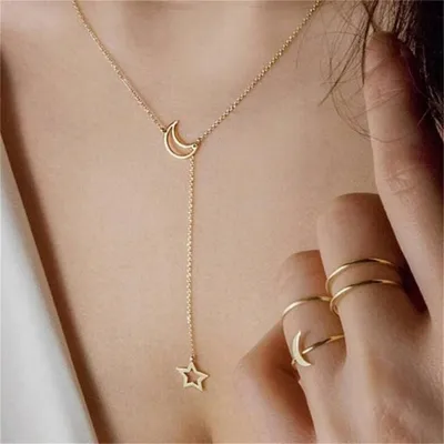 Zdjęcie produktu dla Naszyjnik Choker Celebrytka Długa Boho Złoty 51