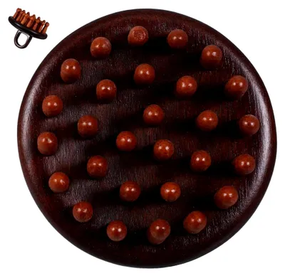 Produktbild von Kopfhautmassagekamm mit Grobzinkiger Konstruktion für Haarmassage Holzkamm zur Kopfhautstimulation Multifunktionaler Massagekamm für Entspannung