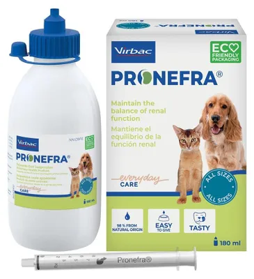 Produktbild von VIRBAC Pronefra Kidney support - nahrungsergänzungsmittel für hunde und katzen - 180ml