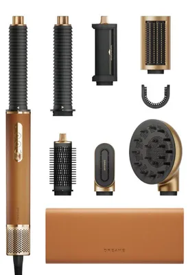 Produktbild von Dreame AirStyle Pro 2, Haar-Styling-Set, Warm, 80 °C, 15,2 l/s, Gold, 2,8 m