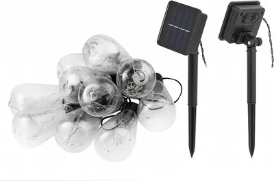 Image de Guirlande lumineuse à énergie solaire avec 100 LED