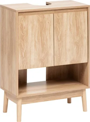 Produktbild von Waschtischunterschrank abana 2 türen helles holz - 5 five simply smart