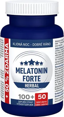 Zdjęcie produktu dla Melatonina Forte Herbal 100 + 50 tabletek