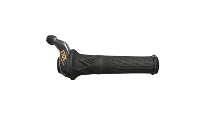Produktbild von SRAM 00.7018.303.000 Drehgriffschalter 'XX1 Eagle', 12-fach rechts, mit Klemme, schwarz/gold