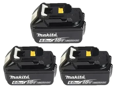 Produktbild von Batterie, 6Ah Kapazität, Sicherheitsmerkmale, 3PCS 6000mAh