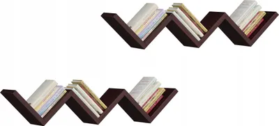 Obrázok produktu pre Półka wisząca ORTO wenge regał ścienny na książki