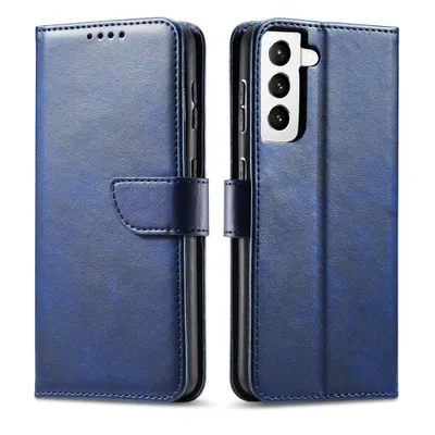 Produktbild von Magnethülle Etui Hülle mit Klappe für Samsung Galaxy S22+ Blau