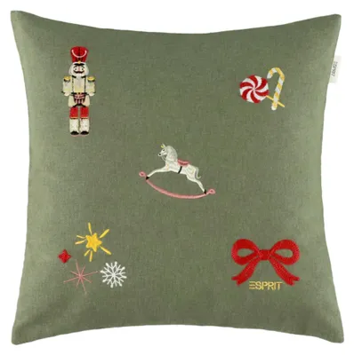 Produktbild von ESPRIT Zierkissenhülle JOELLE Grün 38 x 38 cm