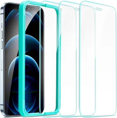 Image de 3 protections en verre trempé pour Apple iPhone 12 Pro Max (modèle A2342)