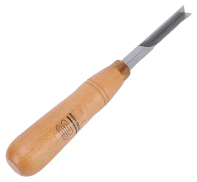 Produktbild von 10 mm Winkelmeißel mit Holzgriff und Klinge aus 40CR-Legierungsstahl – tragbarer Vierkant-Steckmeißel für Holzarbeiten