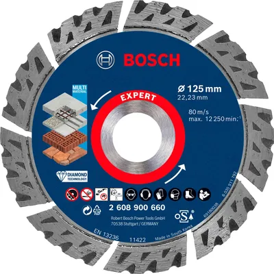 Obrázok produktu pre Bosch 2608900660 Bosch  DIA TS MultiMat 125x22.23 x2.2x12 EXPERT
