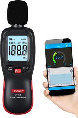 Obrázek produktu pro Decibelmetr Sonometer WT85B Bluetooth