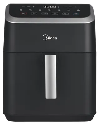 Immagine prodotto di Midea MAD55000ADK Singolo 5,2 L 1600 W Friggitrice ad aria calda Nero, Grigio